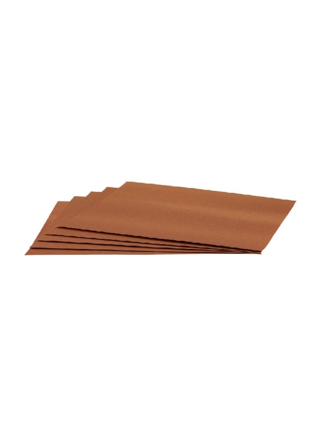 ACE 5-Piece Super Fine Aluminium Oxide Bare Wood Sandpaper Brown 9 x 11 Inch 19800 - Image 2